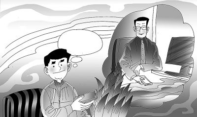 有了法院的微信、微博服務(wù)平臺(tái)，我們方便多了！ 漫畫/王偉賓