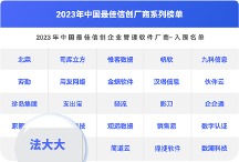 重磅！法大大入圍2023年中國最 佳信創(chuàng)廠商