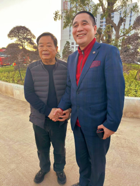 心若菩提敬天愛人 著名愛國人士華國中拜會中國首善曹德旺先生