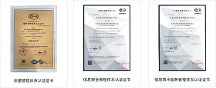 熱烈祝賀中域永信集團(tuán)通過(guò)ISO 9001、ISO/IEC 20000-1、ISO/IEC 27001 三體系認(rèn)證